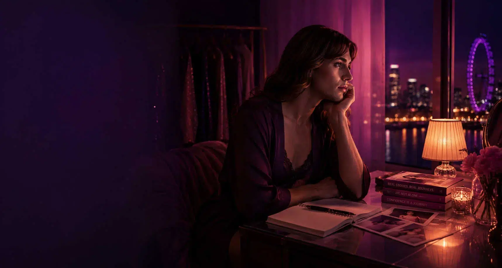 A crossdresser at the beginning of their journey looking for reassurance, practical insights and supportive information