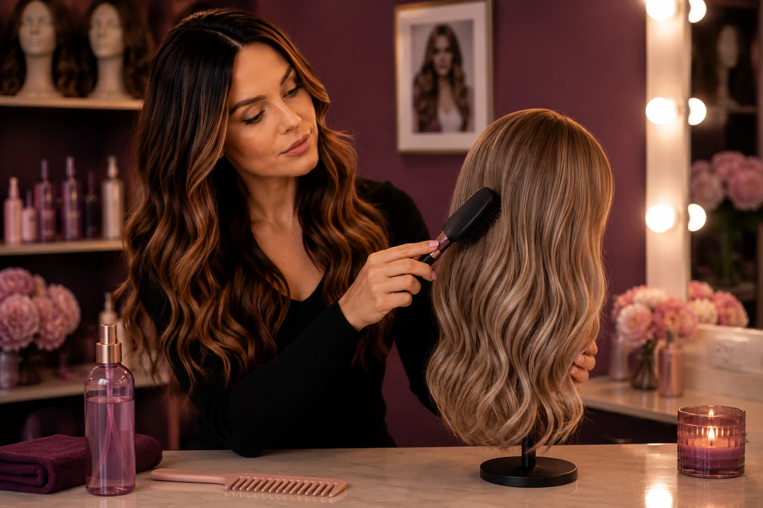 Wig buying guide explaining how to wash, store and care for your wig