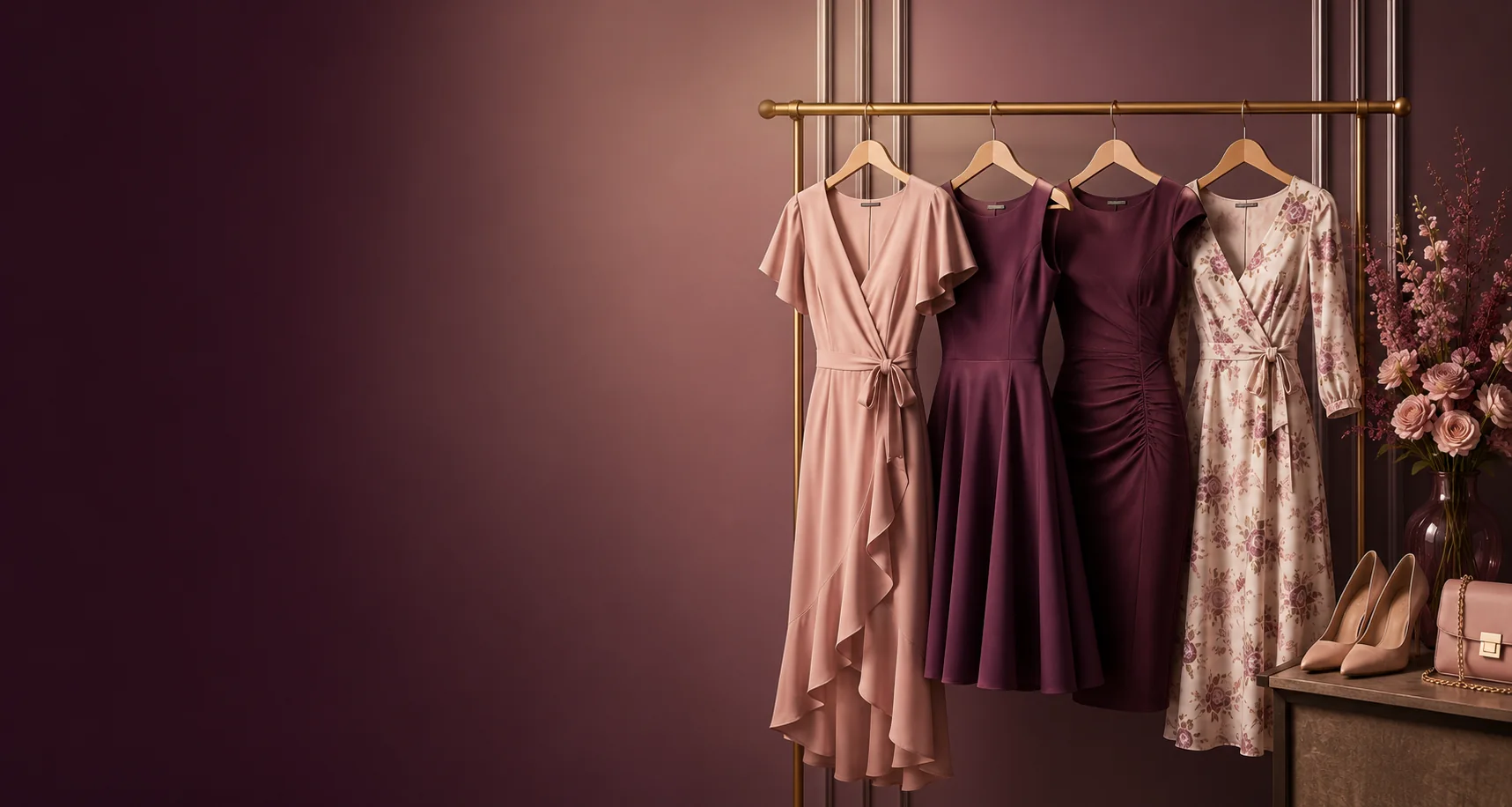 Crossdressing dress style guide showing feminine dress styles and lengths