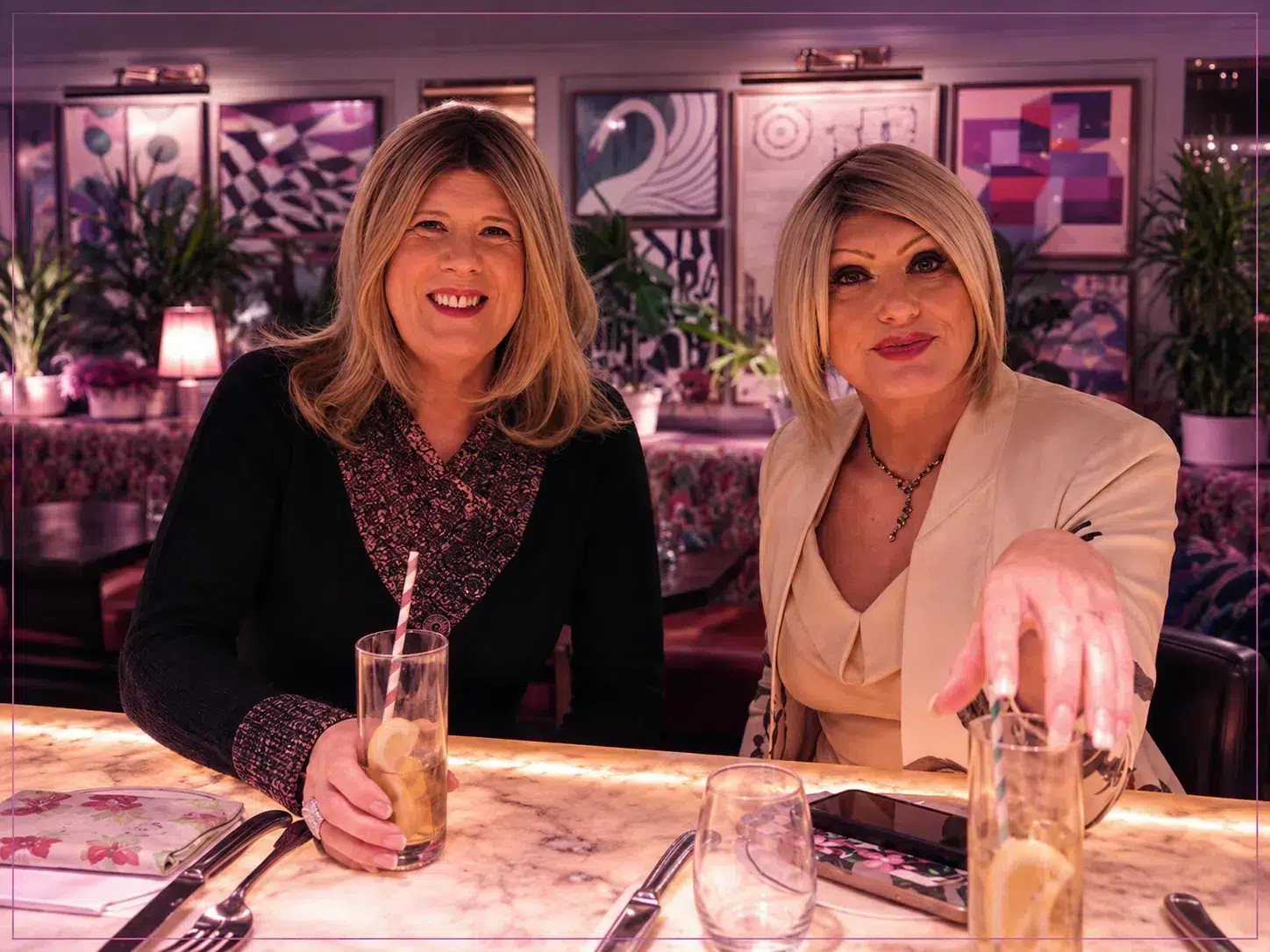 Sophie and Sue enjoying a dressing service accompanied visit in Chichester