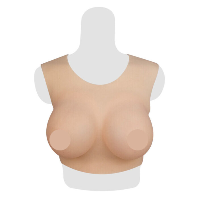 sculpted neck silicone breastplate, Silicone breastplates for crossdressing
