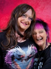 Skye pulling off the rock chick look perfectly. We work hard to make your experience with Translife Dressing Service as enjoyable and fun as possible. The Gold Dressing Package is perfect for exploring your looks and getting those fantastic professional studio images. Skye Crossdressing Model