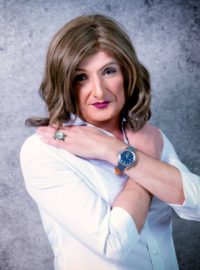 A simple yet stunning example and well worth focusing on in our dressing service photo gallery - Tracey looks so relaxed and perfectly at home in front of the camera. Translife Dressing Service - Model